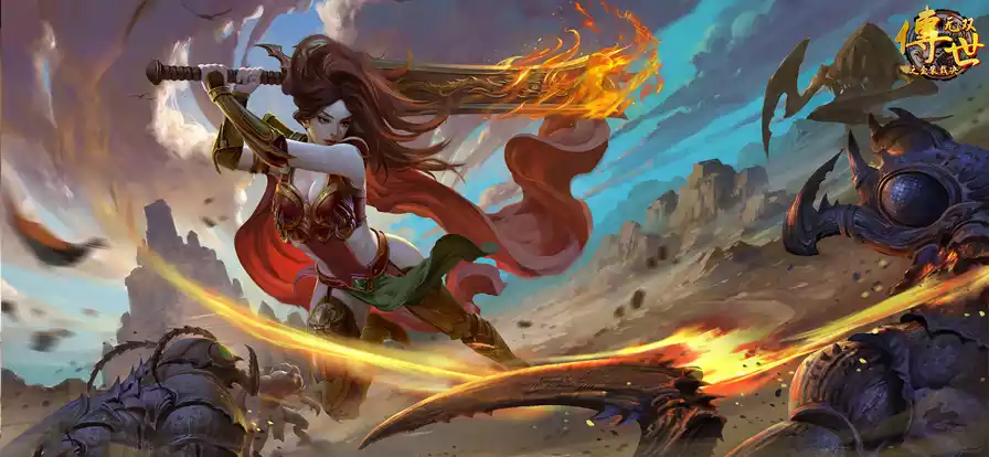 《传世无双之金装裁决》手游官网：送VIP，金装淬炼，交易行摆摊让战力阶梯式飙升！(图1)